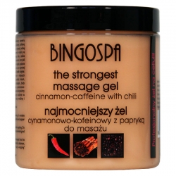 BINGOSPA ŻEL CYNAMONOWO KOFEINOWY PAPRYKA 250G